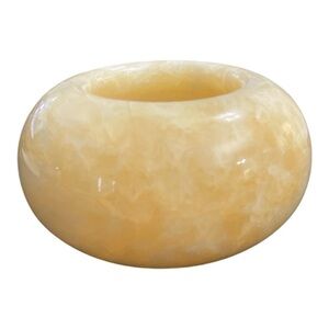 Vintage Mid Century Modern Retro Hurricane Onyx Candle Holder Luminaries